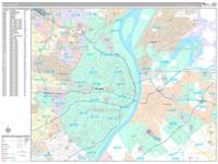 St. Louis Missouri Zip Code Wall Map (Red Line Style) by MarketMAPS St. Louis Missouri Zip Code Wall Map (Red Line Style) by MarketMAPS